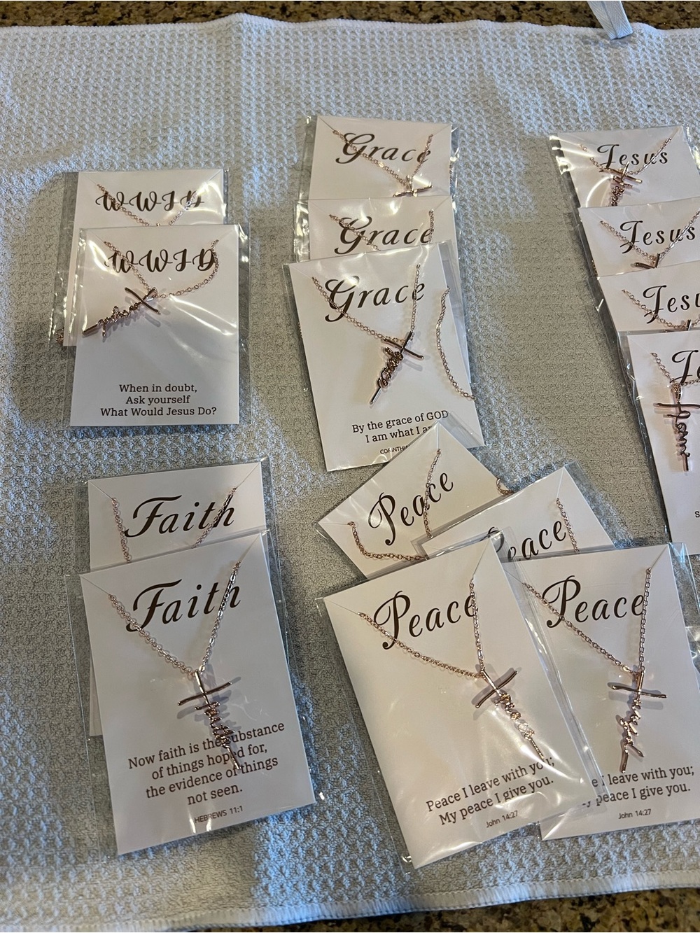 Lot of Faith based necklaces NEW